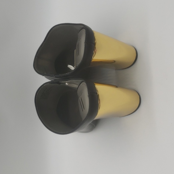 2514- Worthington Wor Nelda Black & Gold Mules Size 9 NWT with Box - Picture 5 of 12